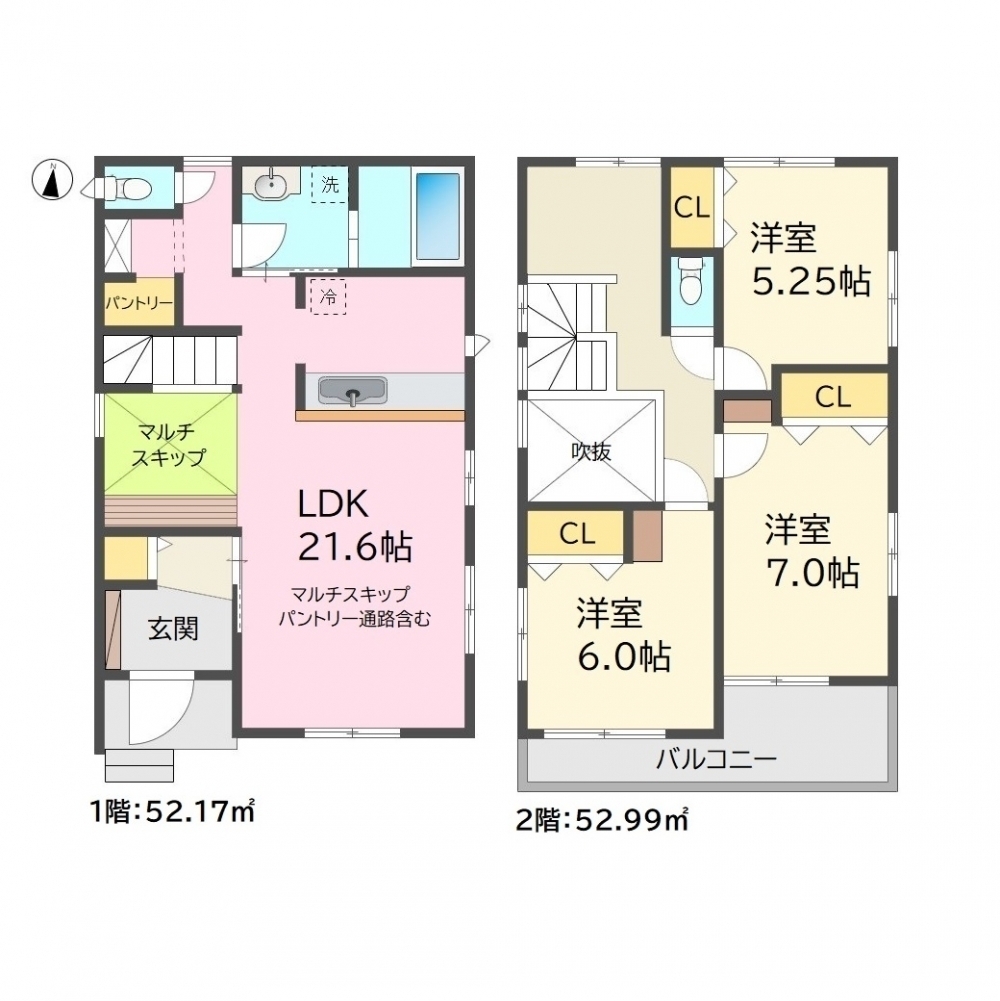 新築住宅　東浦町石浜吹付　2号棟